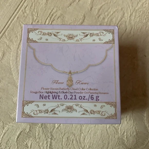 Flower Knows Butterfly Cloud Collar Blush Duo Fluttering Romance 04 BNIB - Picture 5 of 16